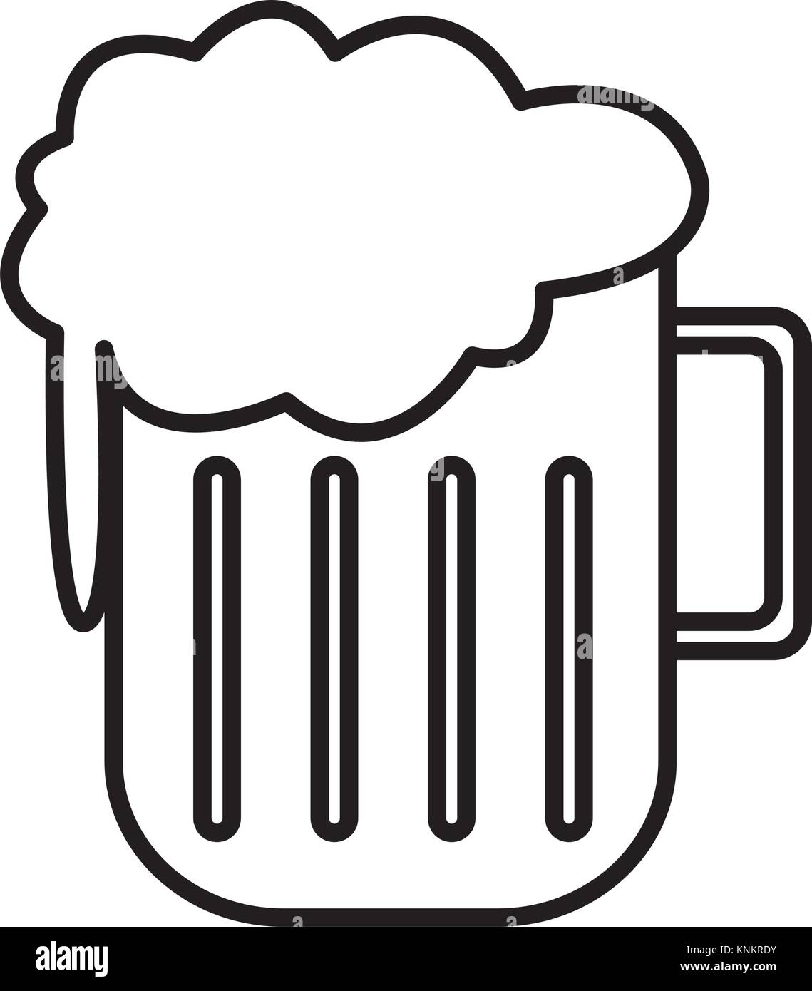 Beer glass cup Stock Vector Image & Art - Alamy