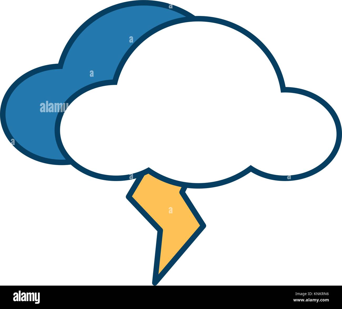 Rainy cloud symbol Stock Vector Image & Art Alamy
