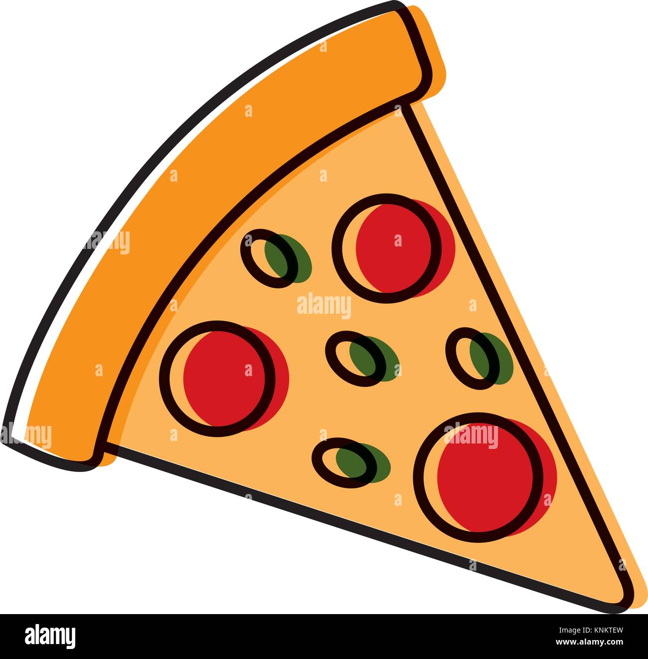 Pizza italian food symbol Stock Vector Image & Art Alamy