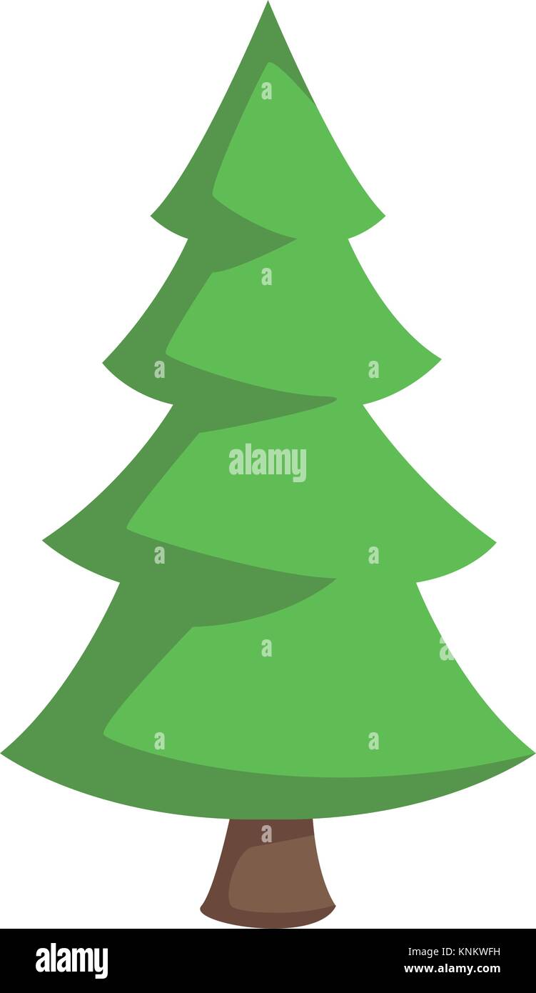 Tree pine isolated Stock Vector Image & Art - Alamy