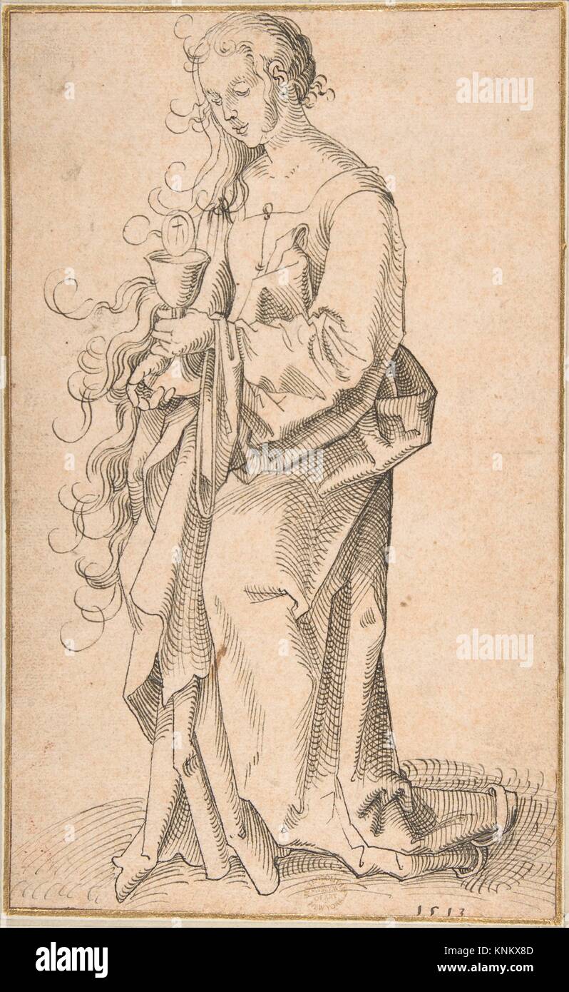 St. Barbara with a Chalice and Host. Artist In the manner of Hans