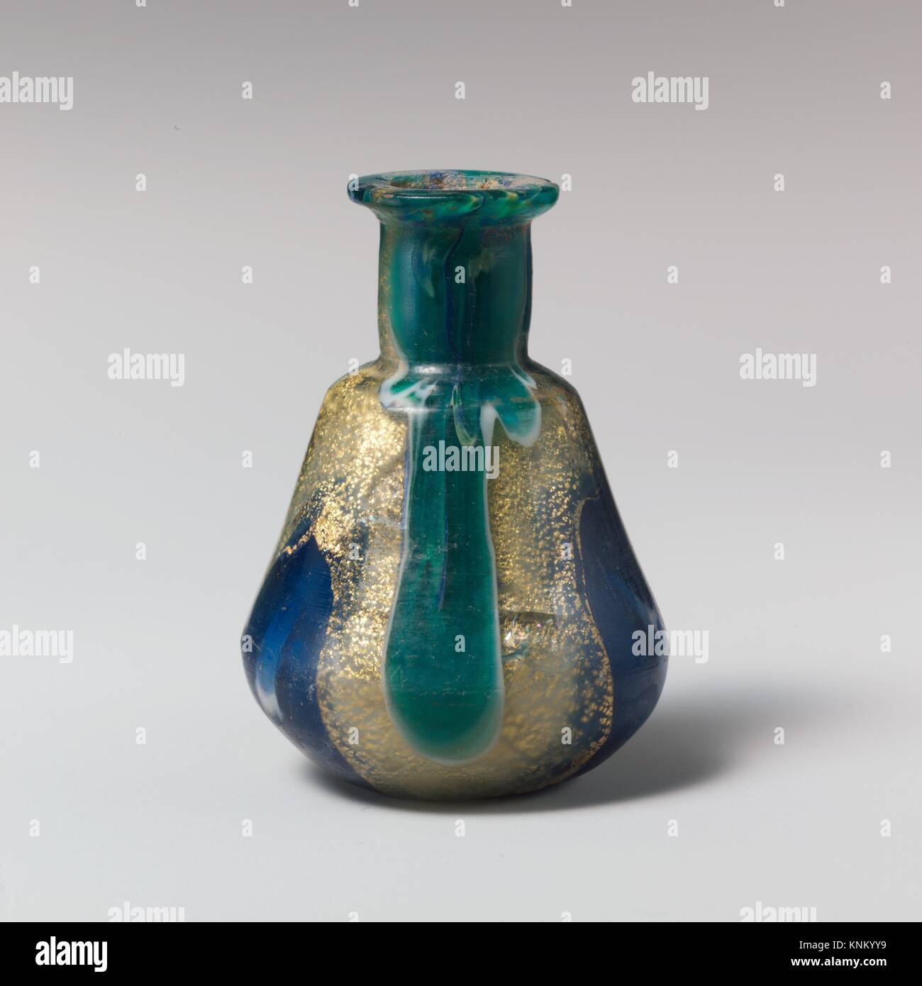 Glass goldband mosaic bottle. Period Early Imperial, JulioClaudian