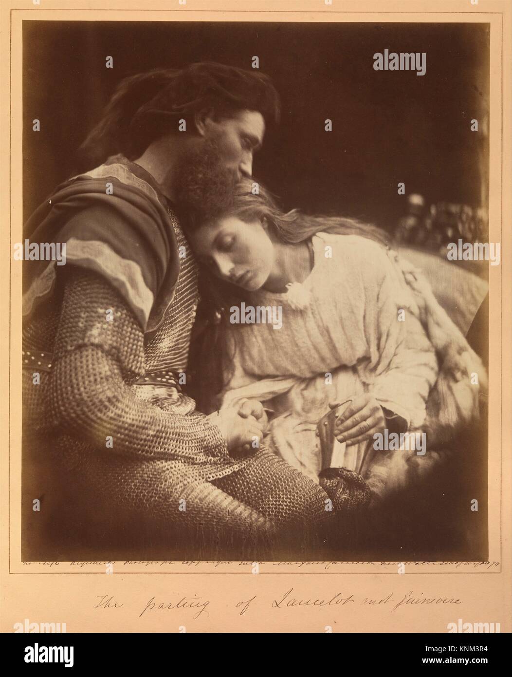 Alfred Tennyson´s Idylls of the King, and other Poems. Artist: Julia Margaret Cameron (British (born India), Calcutta 1815-1879 Kalutara, Ceylon); Stock Photo
