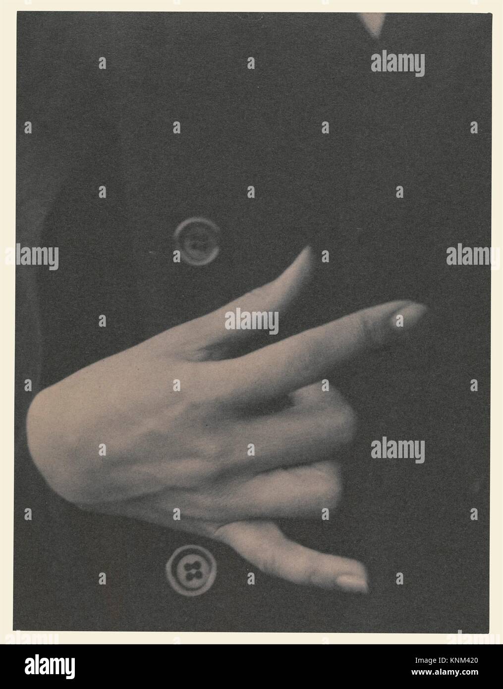 O´KeeffeHand. Artist Alfred Stieglitz (American, Hoboken, New