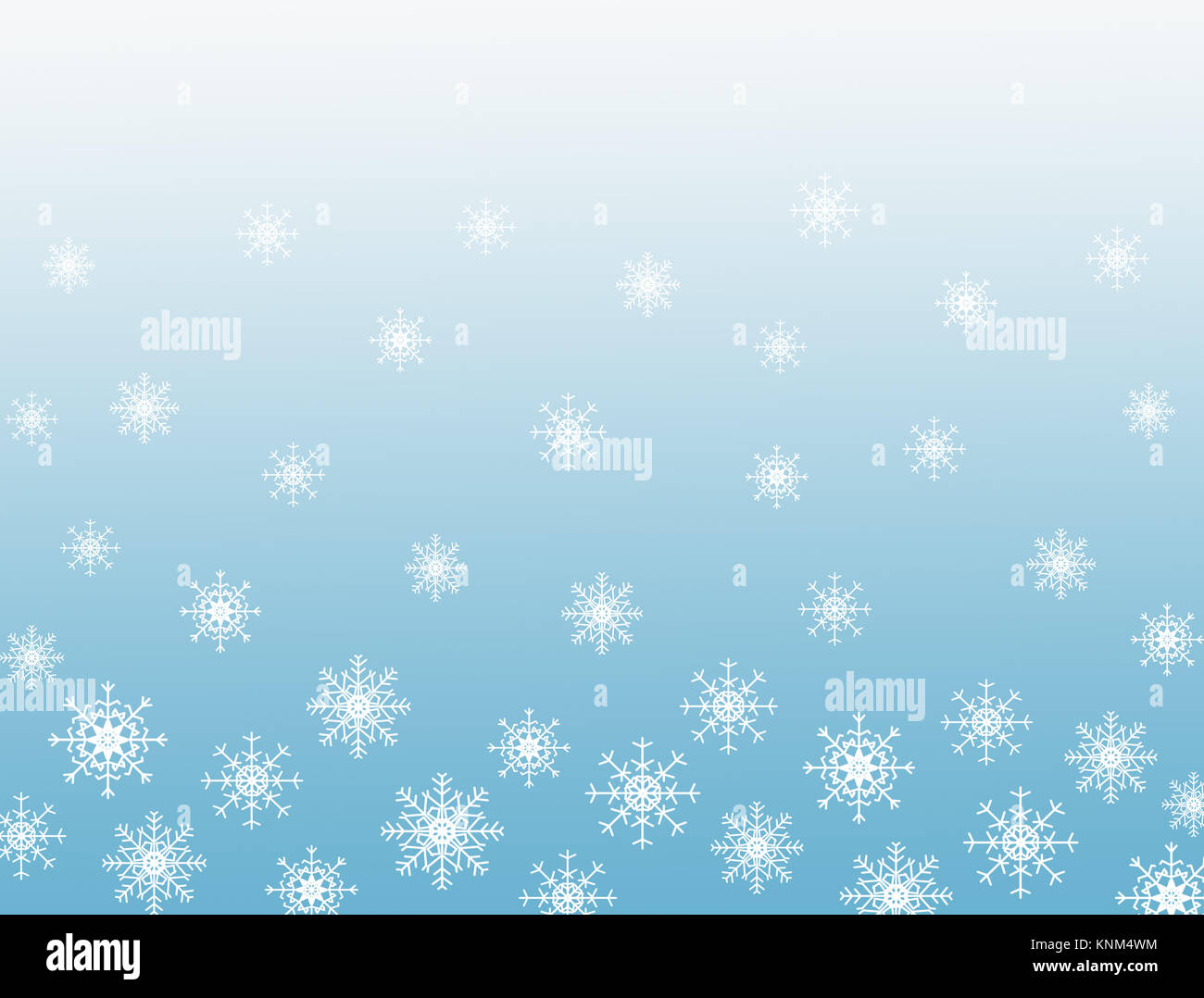 Snowflakes blue background with copy space for text Stock Photo - Alamy
