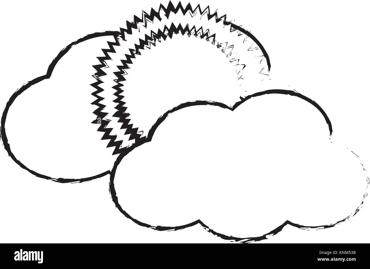 sun and cloud icon Stock Vector Image & Art - Alamy