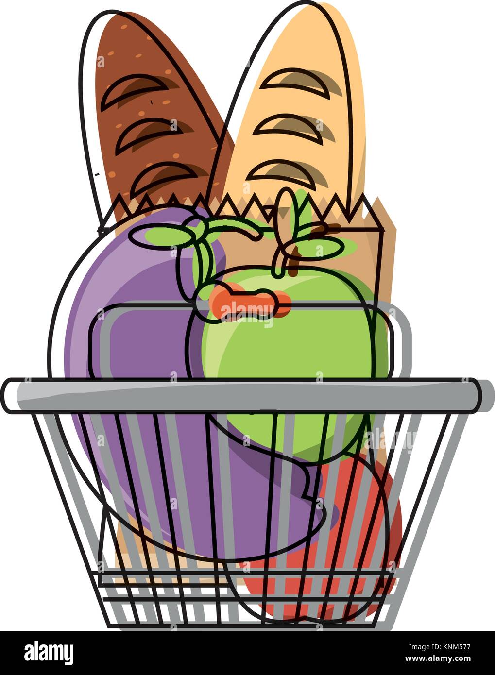 shopping basket icon image Stock Vector Image & Art - Alamy