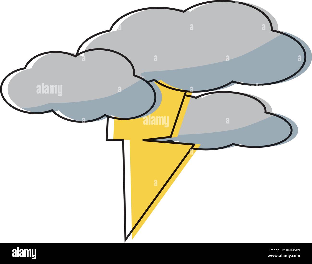 thunder and clouds icon Stock Vector Image & Art - Alamy