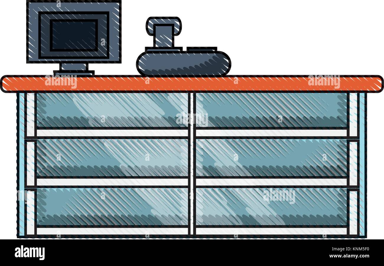 supermarket cash register design Stock Vector Image & Art Alamy