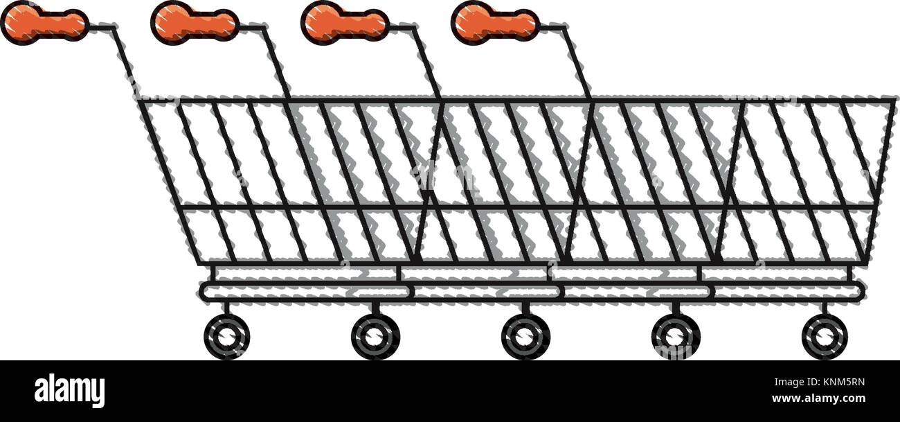 Line of Shopping Carts icon Stock Vector Image & Art - Alamy