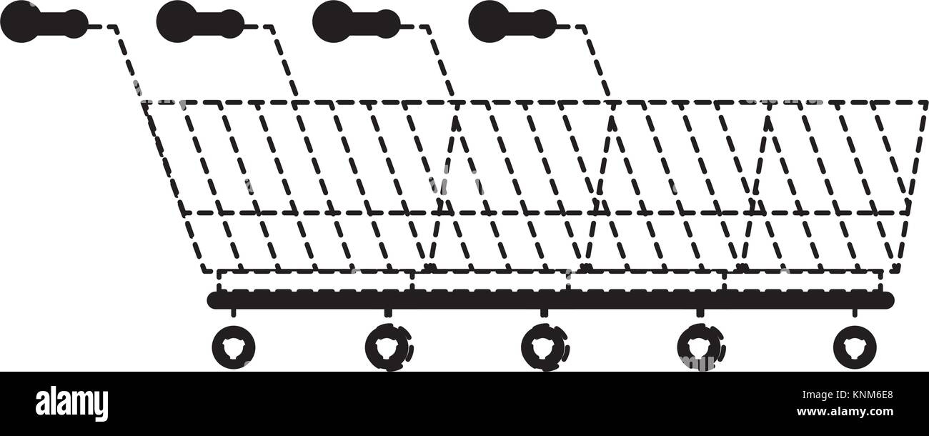 Line of Shopping Carts icon Stock Vector Image & Art - Alamy