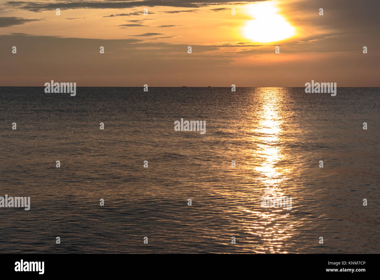 Good morning Sunrise Landscape from Songkhla Sea, Thailand Stock ...