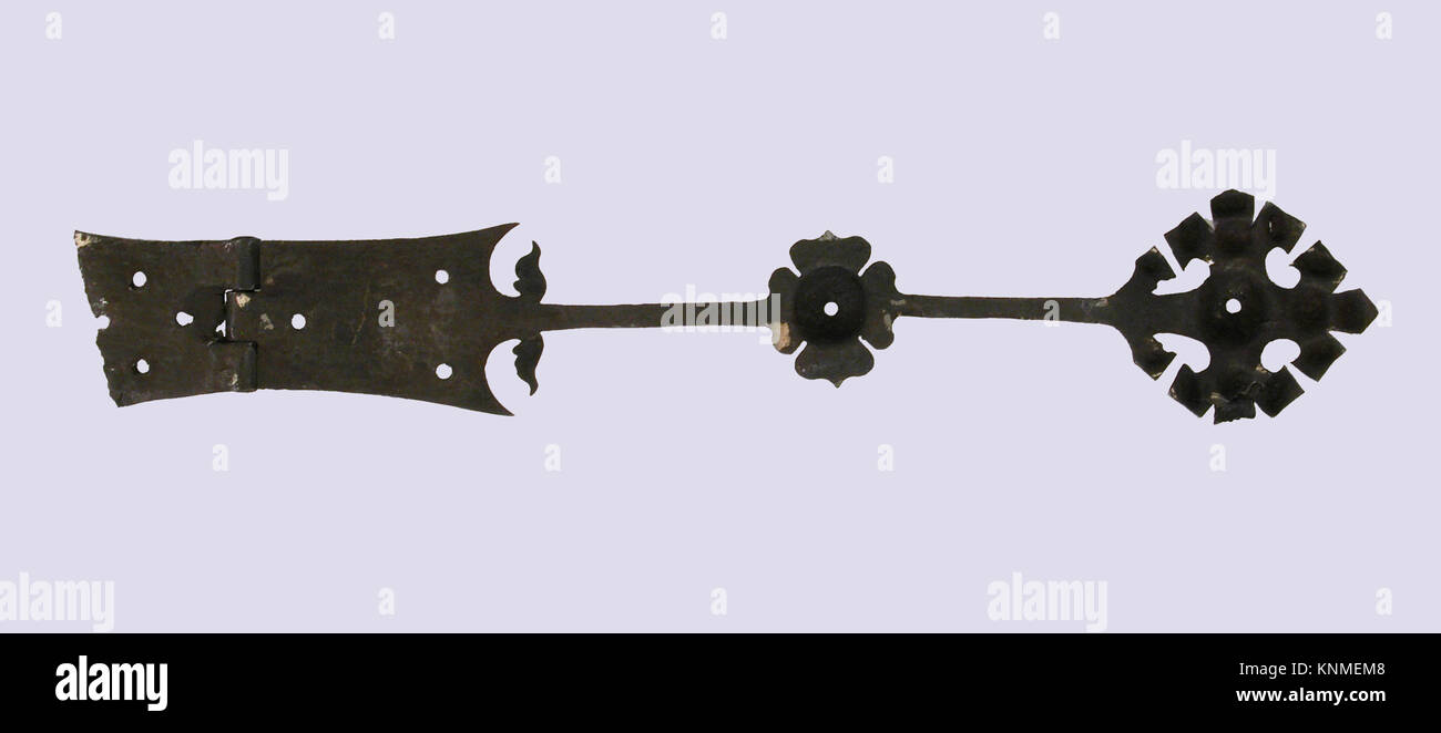 Door Hinge, 15th century, German, Medium Iron Stock Photo Alamy