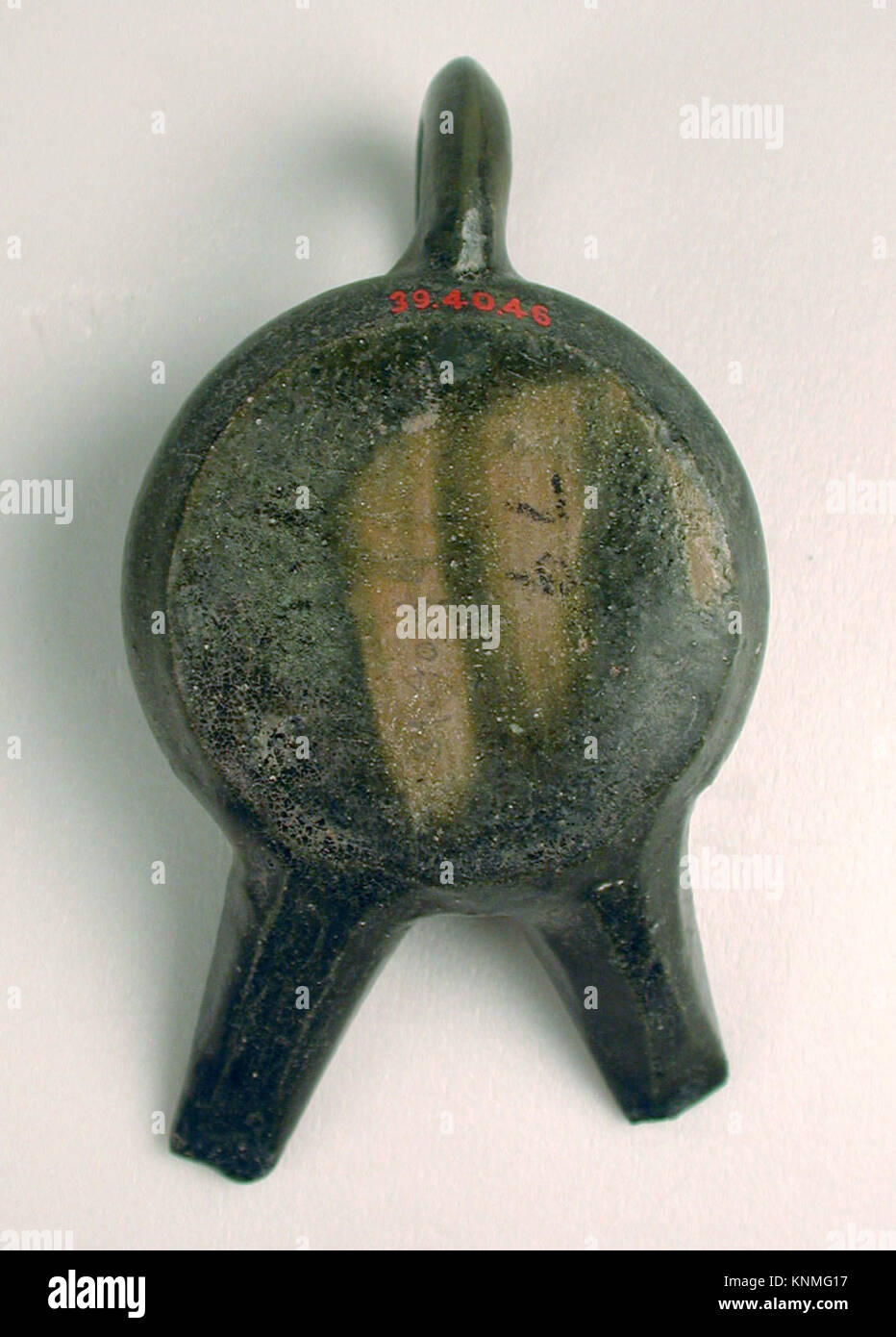 Ceramic Oil Lamp, 10th century, Attributed to Central Asia. Excavated