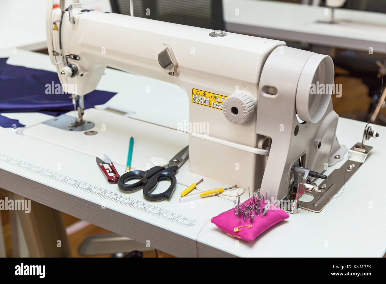 decorative sewing machine, clothing sketches and other otributy sewing