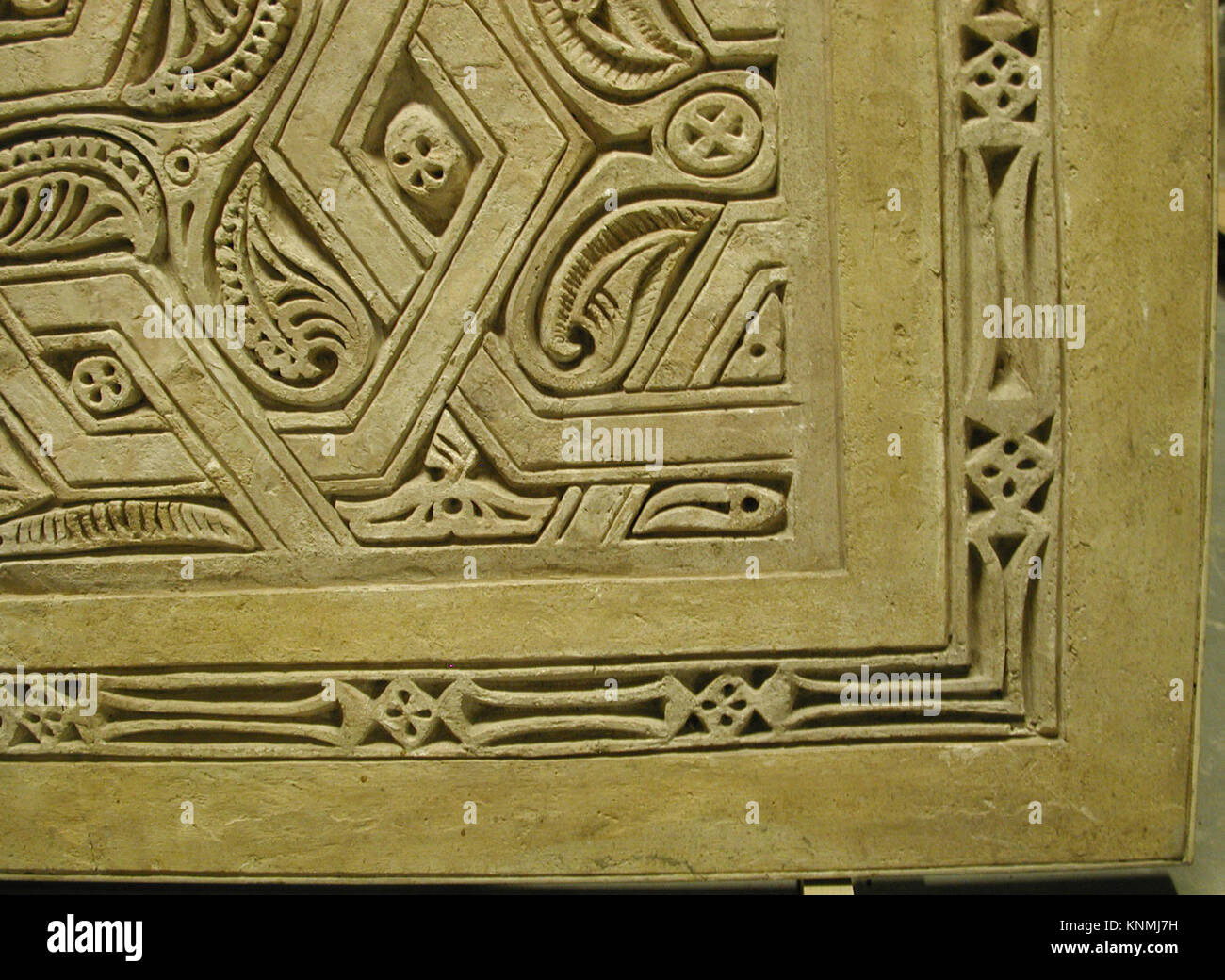 Carved dado panel used in interior architecture, featuring decorative ...