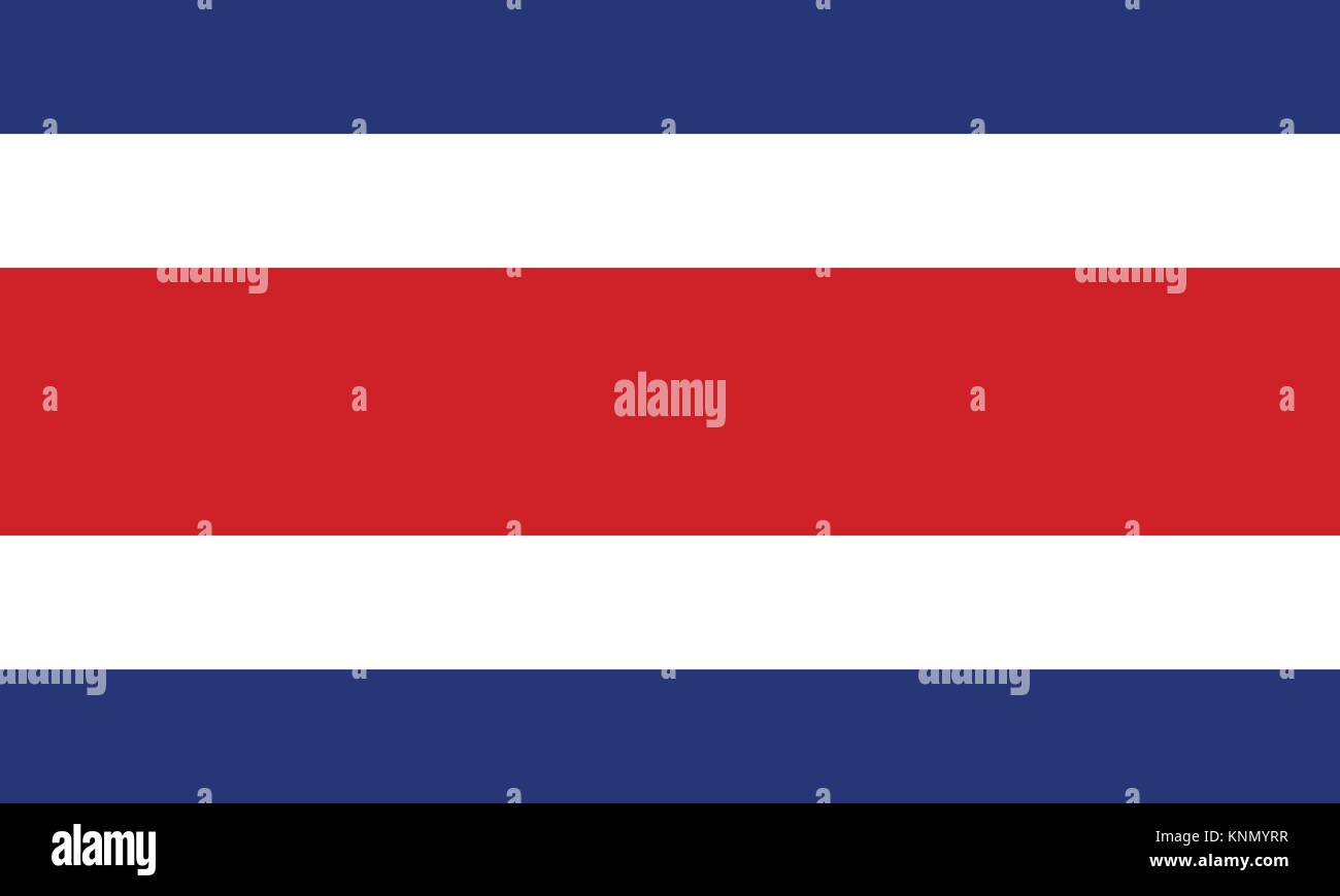 Official vector flag of Costa Rica Stock Vector Image & Art Alamy
