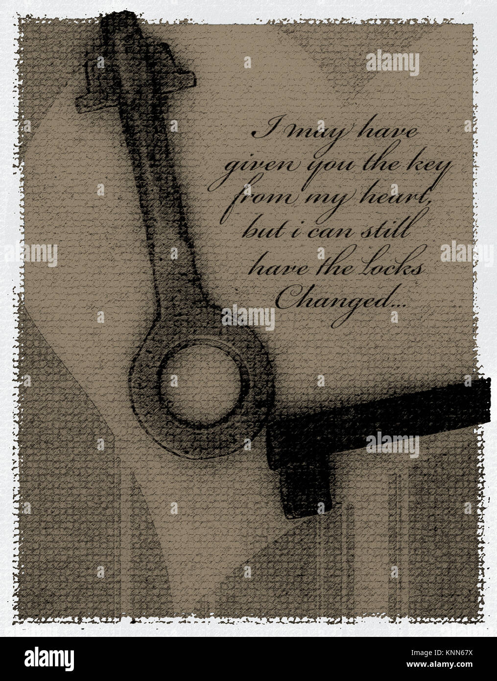 abstract black and white romantic background with unknown quote added