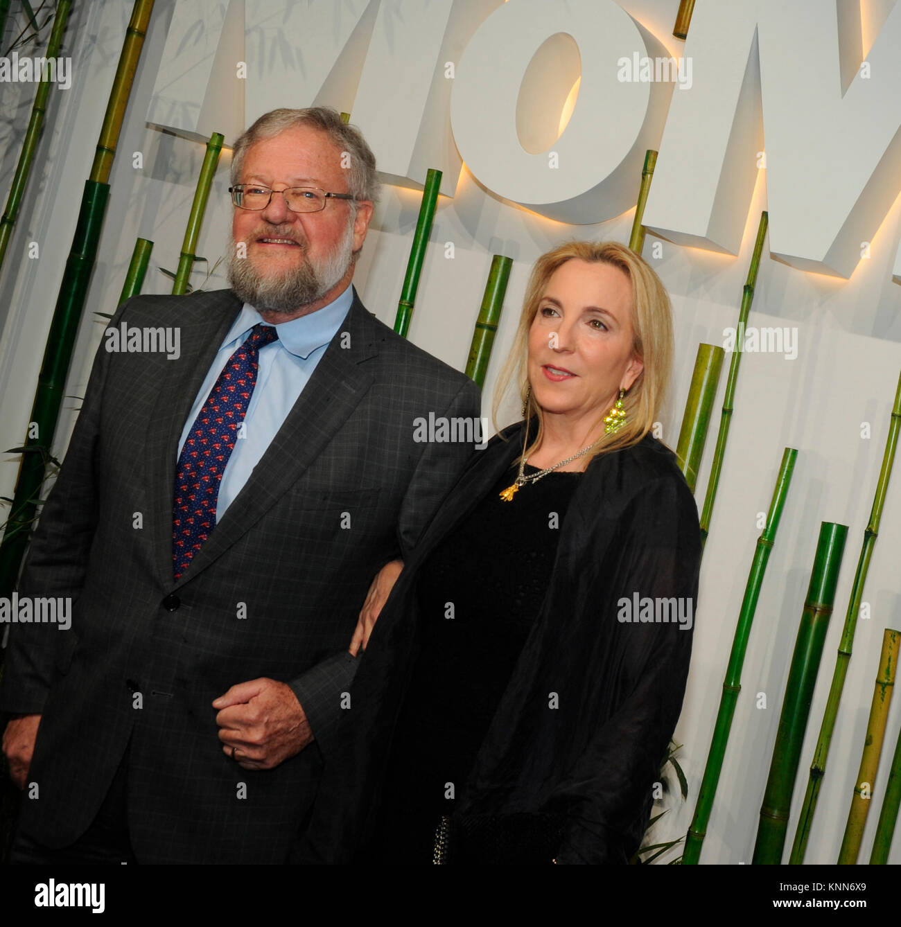 NEW YORK, NY - JUNE 02: David Rockefeller, Jr, Susan Rockefeller  attends the 2015 Museum of Modern Art Party In The Garden and special salute to David Rockefeller on his 100th Birthday at Museum of Modern Art on June 2, 2015 in New York City   People:  David Rockefeller, Jr, Susan Rockefeller Stock Photo