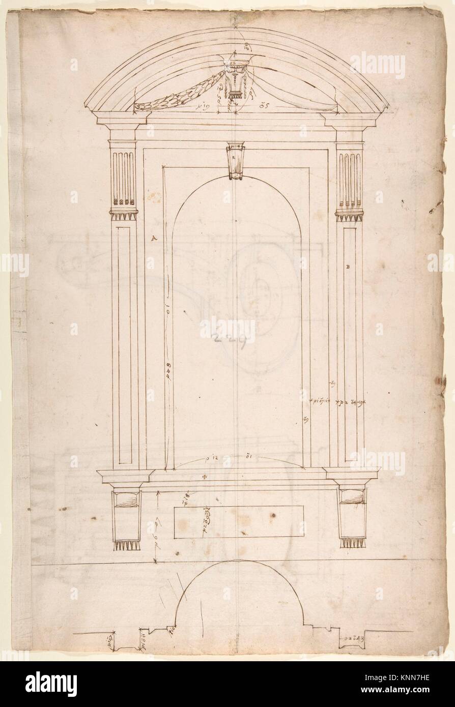 St. Peter´s, apse, exterior niche details (recto) St Peter´s, apse ...