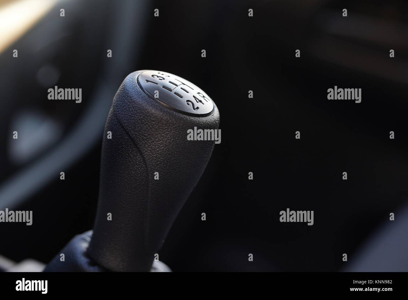Manual gear stick Stock Photo Alamy