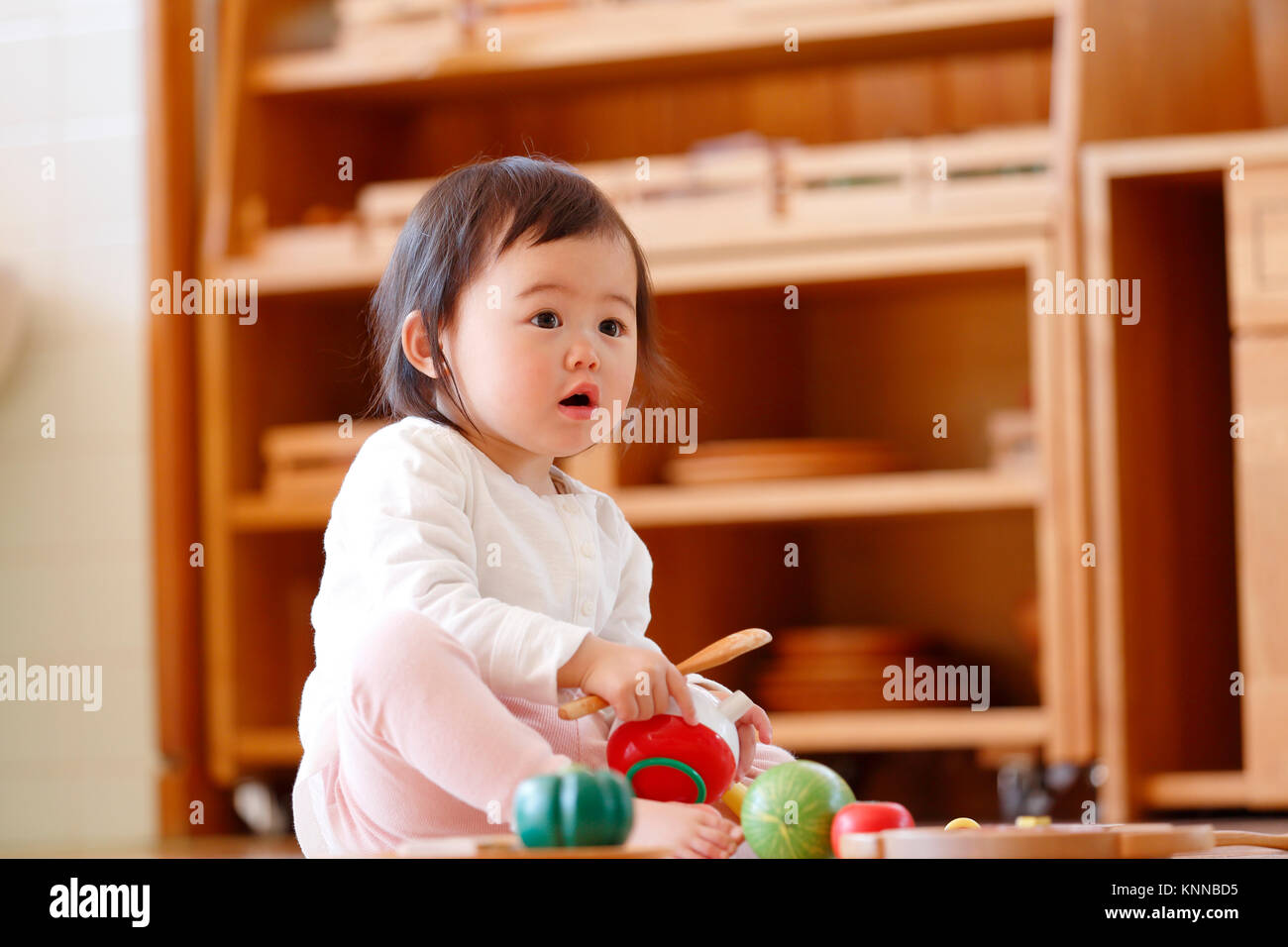 Kid at Japanese kindergarten Stock Photo - Alamy
