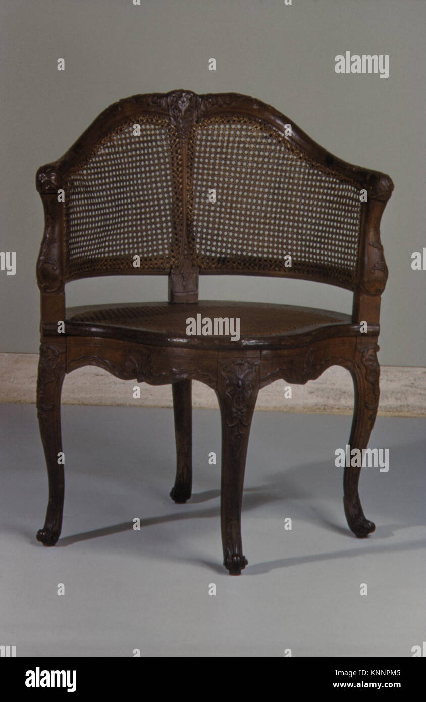 Desk chair (fauteuil de bureau). Date: ca. 1805-8; Culture: French; Medium:  Mahogany, gilt bronze, satin-velvet upholstery; Dimensions: Overall: 34  Stock Photo - Alamy