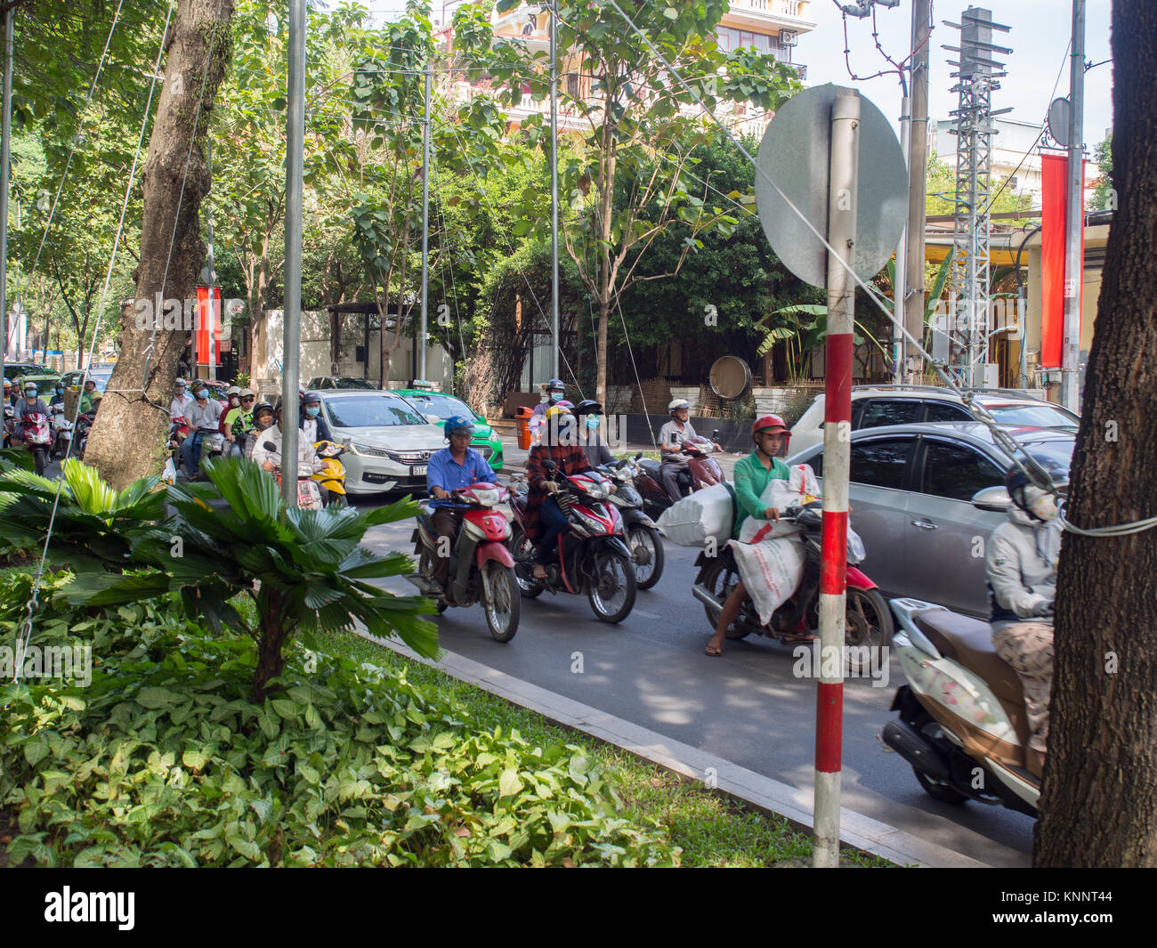 Traffic In Ho Chi Minh City Stock Photo Alamy