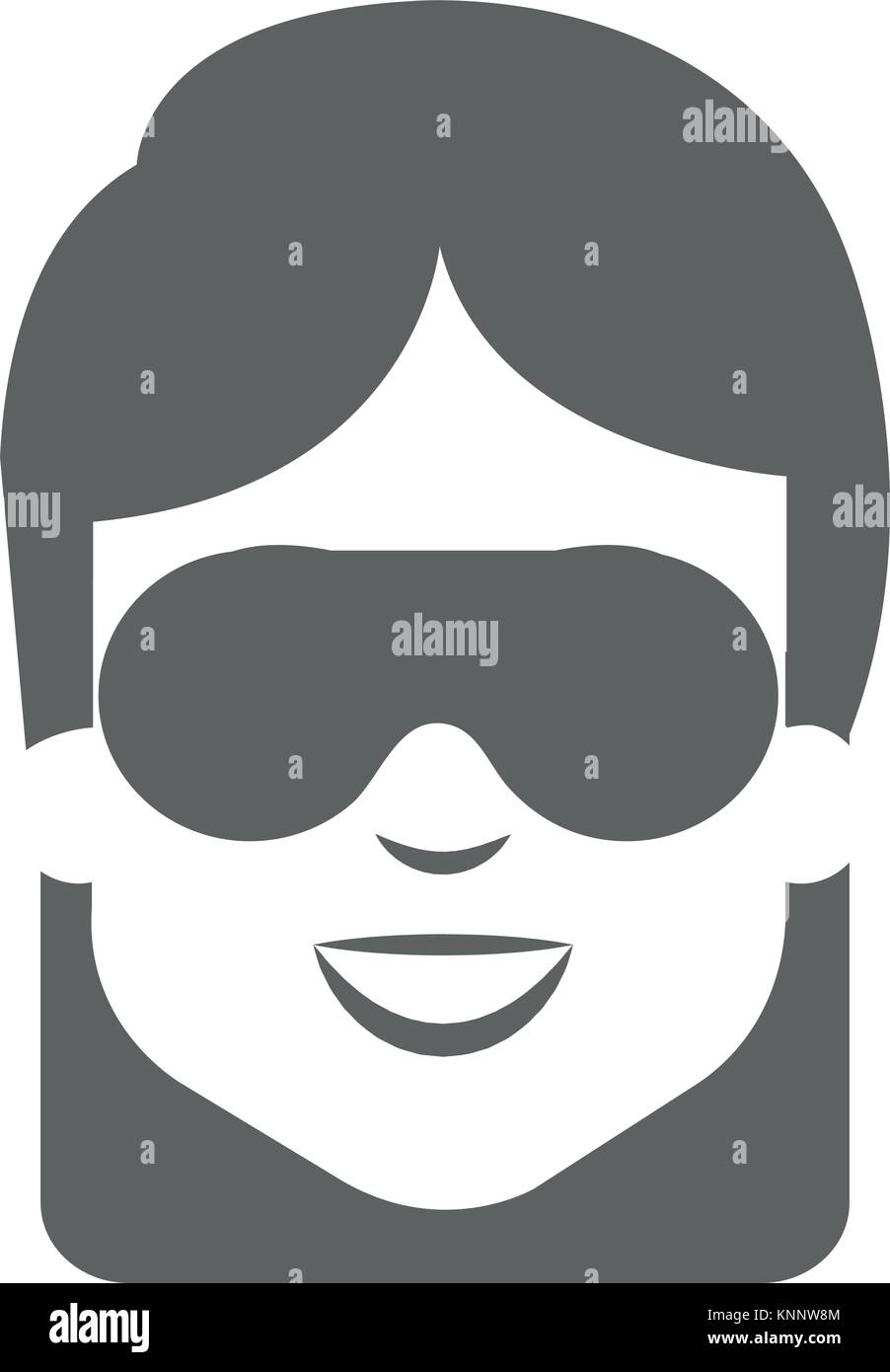 woman with sleeping mask vector illustration design Stock Vector Image ...