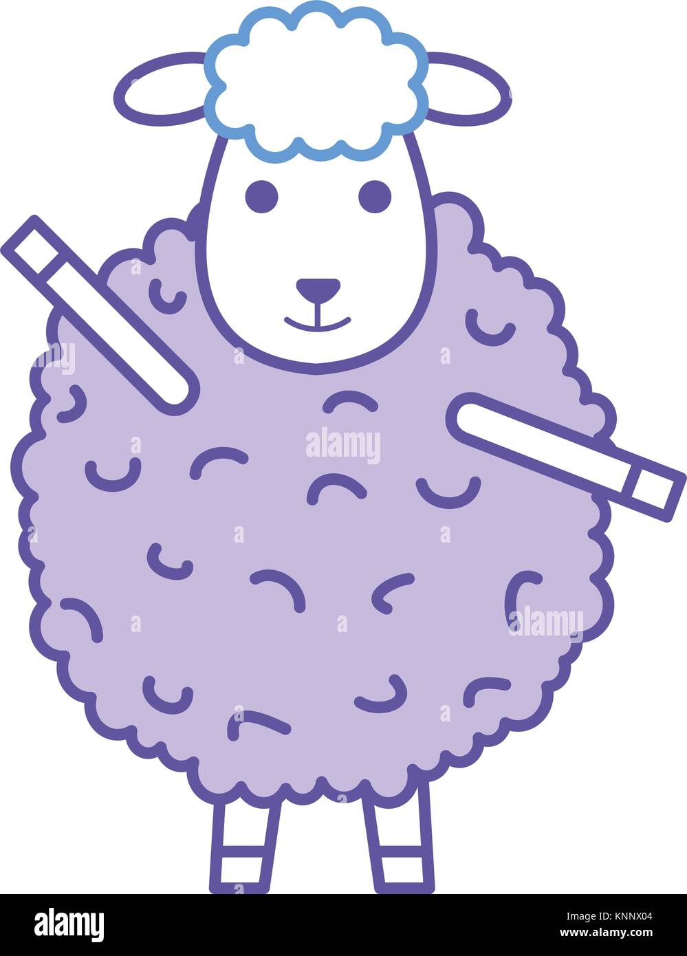 cute sheep character icon vector illustration design Stock Vector Image ...