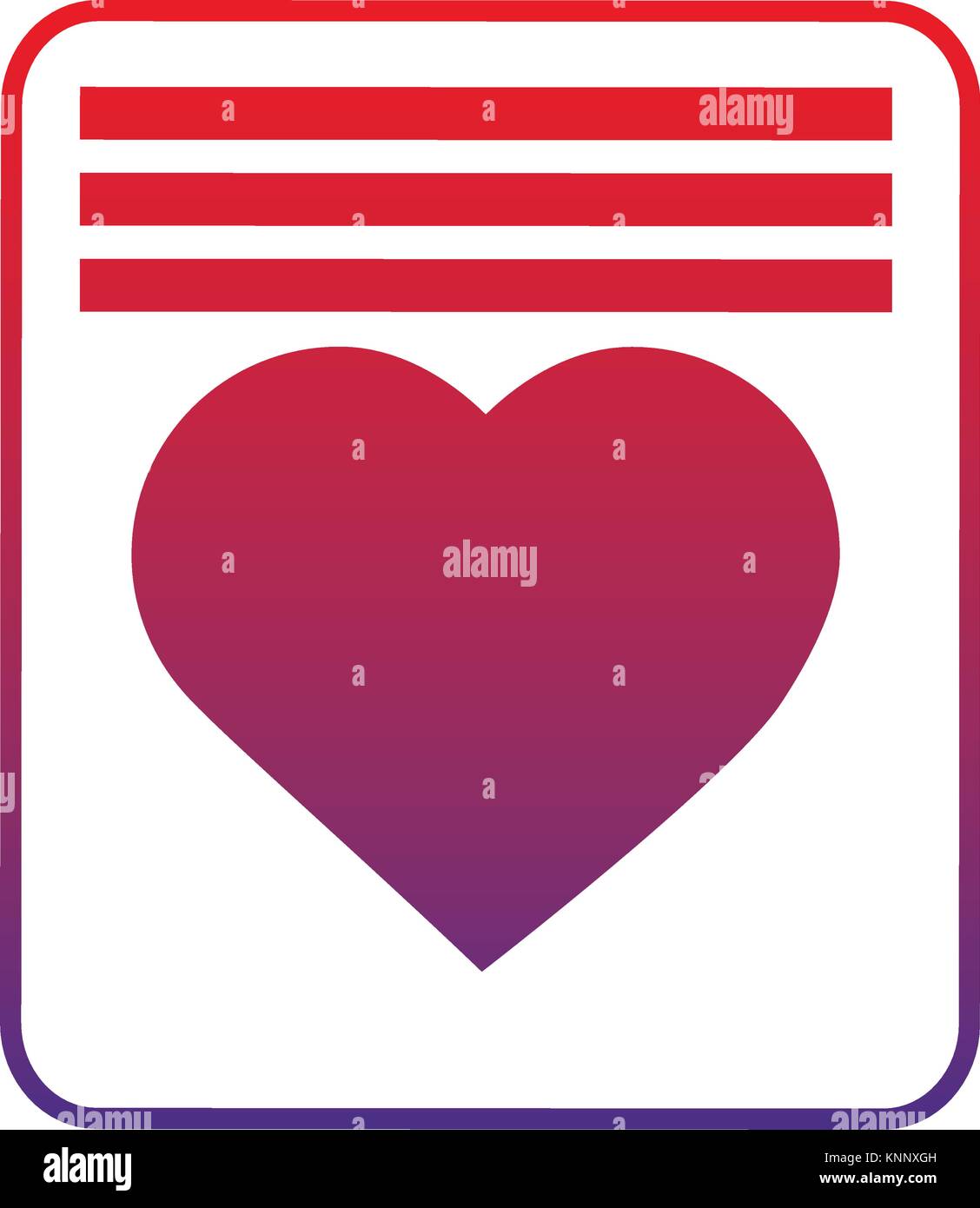 valentines day letter card greeting heart love Stock Vector Image & Art ...