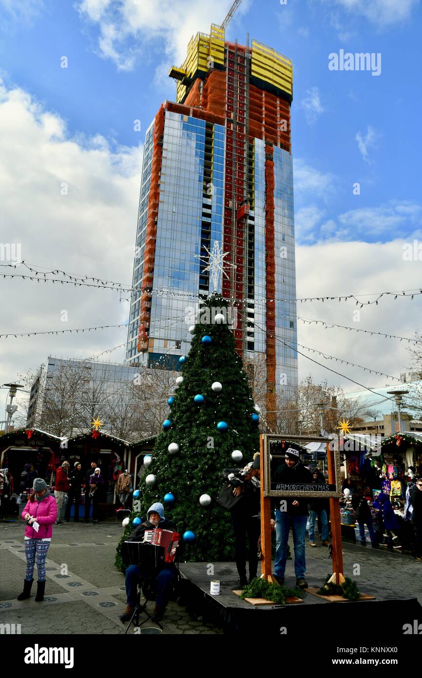German inspired Christmas Village in Baltimore, MD, USA Stock Photo Alamy