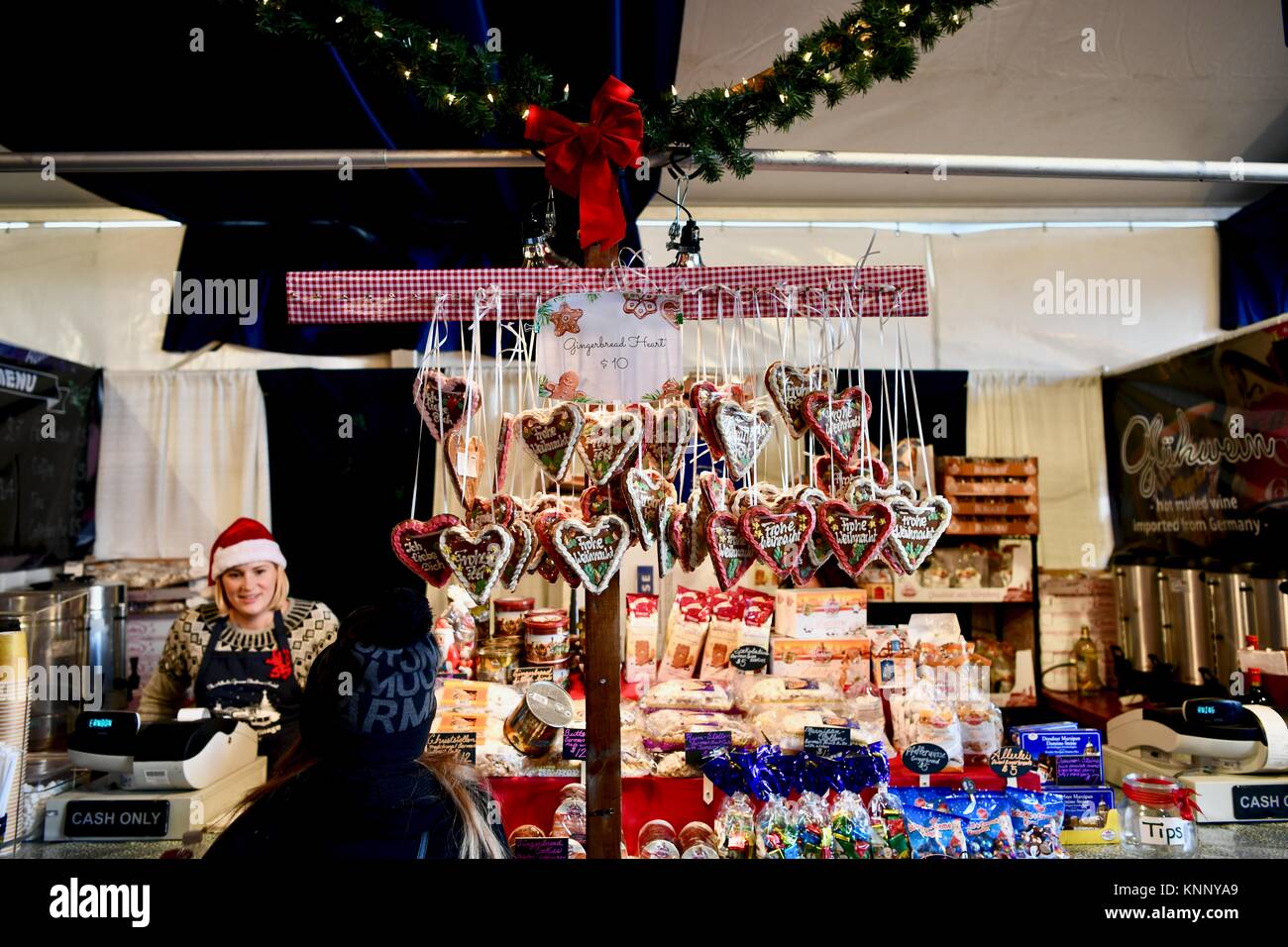 German inspired Christmas Village in Baltimore, MD, USA Stock Photo Alamy
