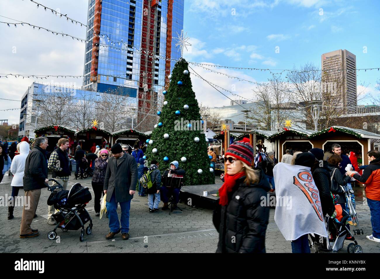 German inspired Christmas Village in Baltimore, MD, USA Stock Photo Alamy