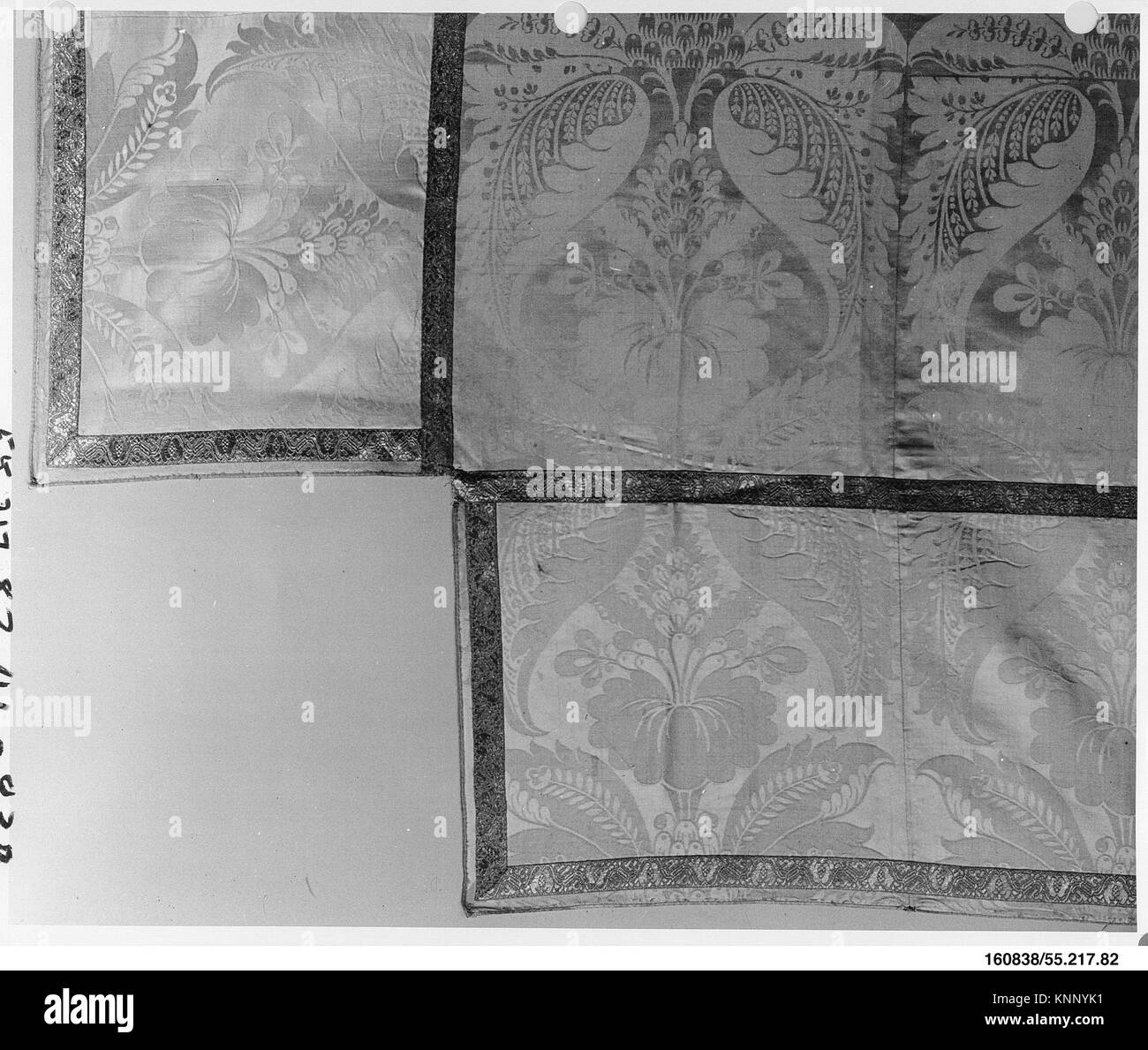 Documented Pattern A historical bed cover illustration showing textile design and pattern ...