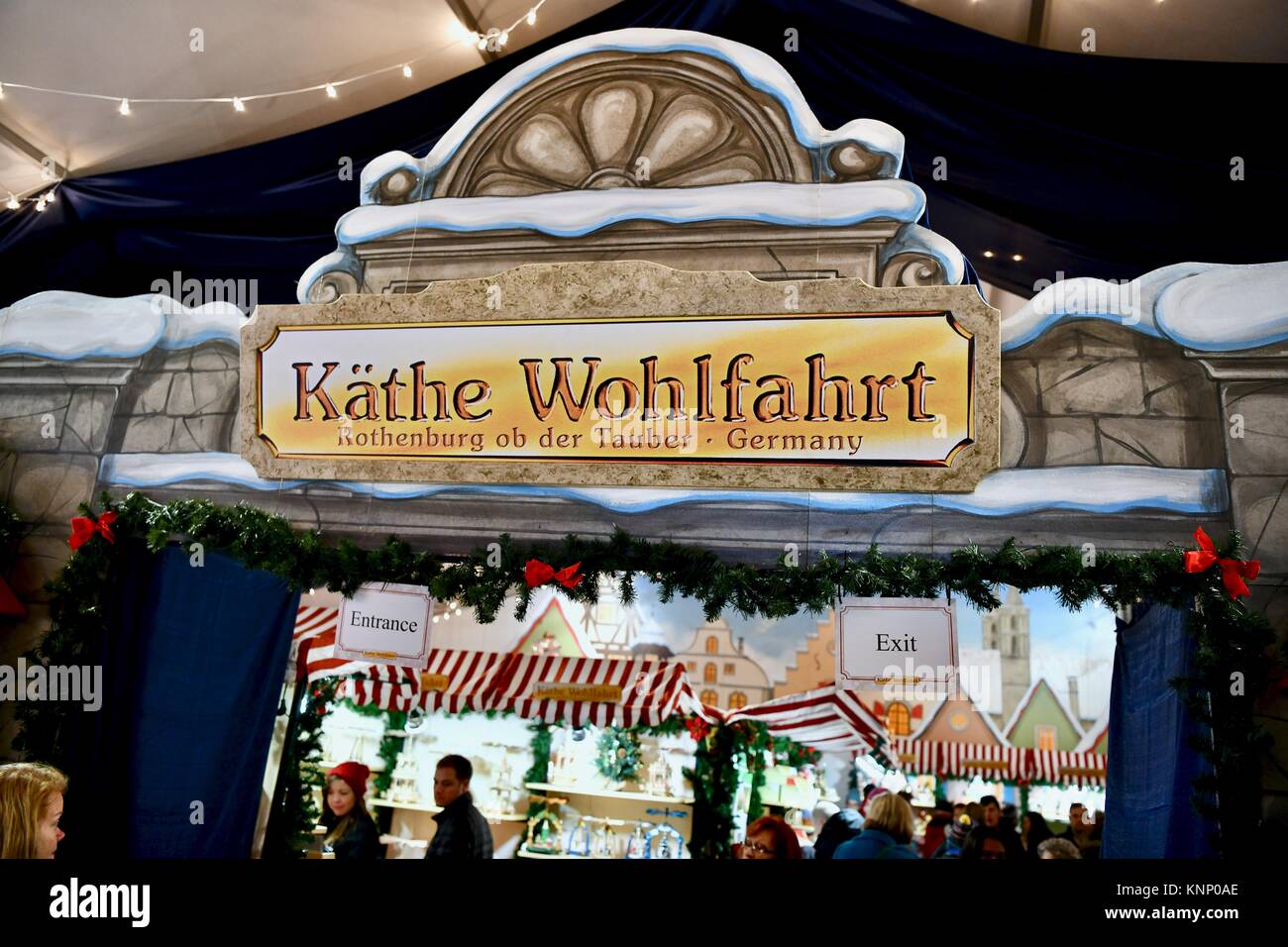 German inspired Christmas Village in Baltimore, MD, USA Stock Photo Alamy