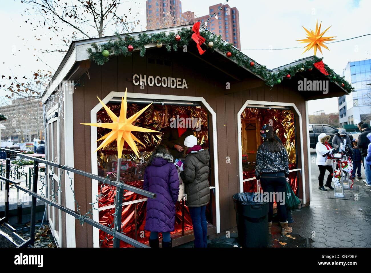 German inspired Christmas Village in Baltimore, MD, USA Stock Photo Alamy