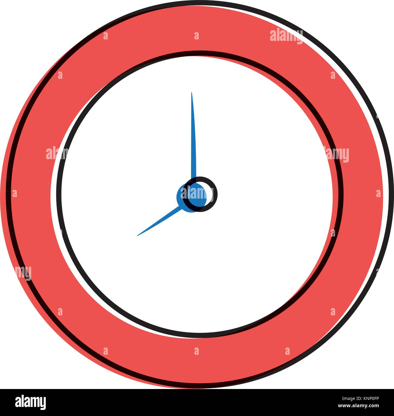 time clock isolated icon vector illustration design Stock Vector Image ...