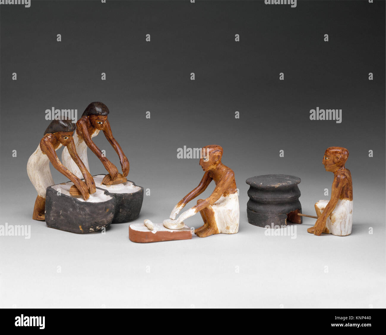 Bakers and Brewers from Meketre's Model Bakery and Brewery MET DT234925