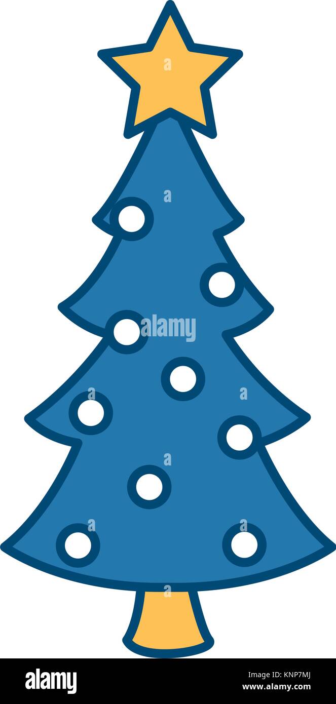 Christmas tree isolated Stock Vector Image & Art - Alamy