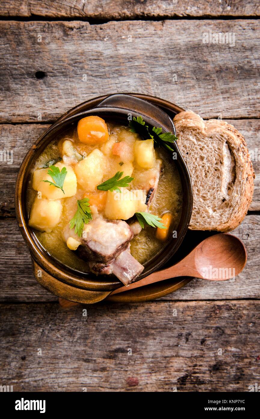 Homemade stew soup Stock Photo - Alamy