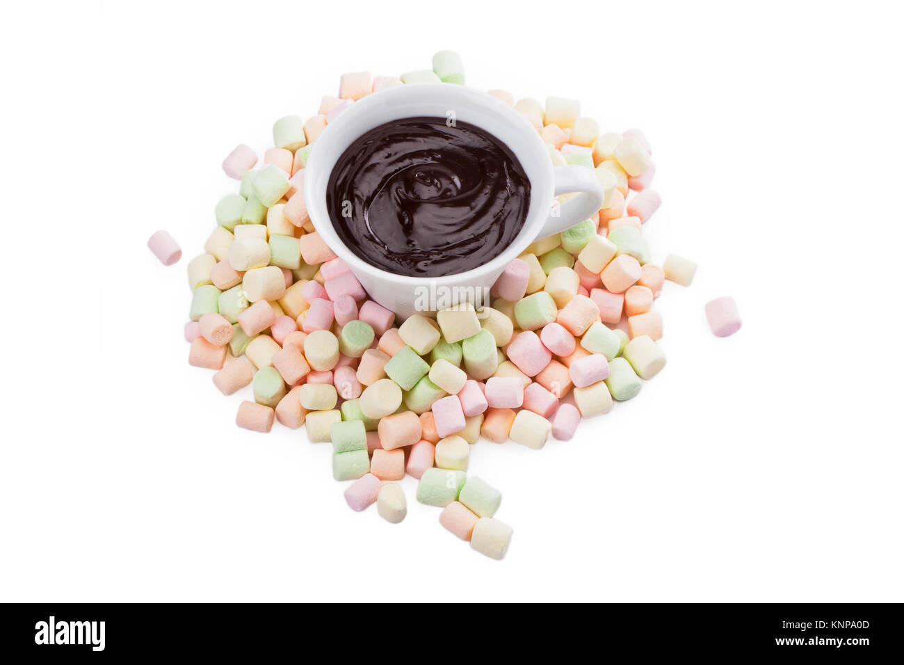 colorful marshmallows Stock Photo
