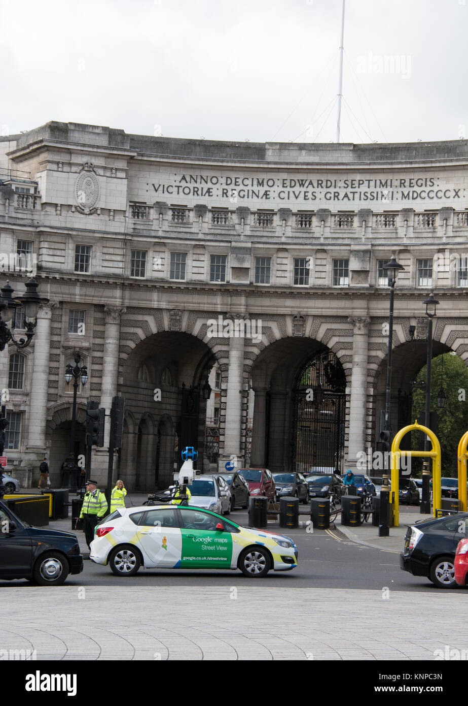 A Google street view camera car passes Admiralty Arch in central London  Stock Photo - Alamy