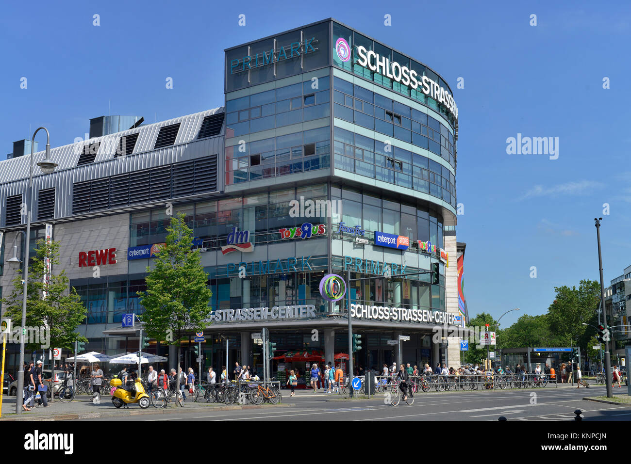 Castle street centre, Schlossstrasse, Steglitz-Zehlendorf, Berlin, Germany, Schloss-Strassen-Center, Deutschland Stock Photo