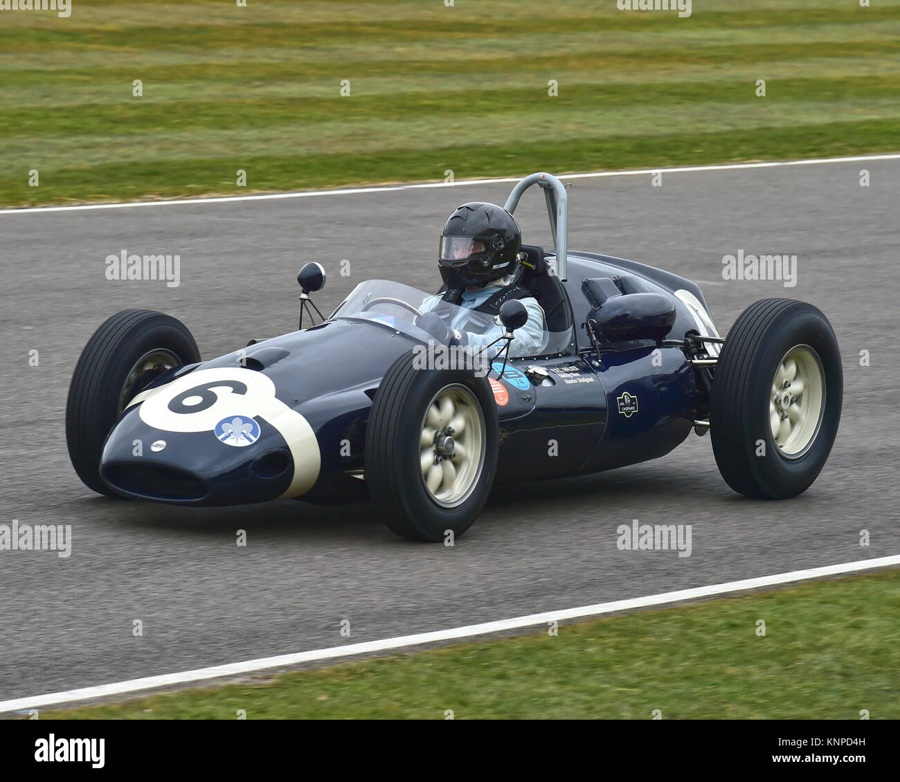 Paul Griffin, Cooper Climax T51, Brooks trophy, Goodwood 74th Members Meeting, 2.5-litre Grand Prix cars, 74th Meeeting, 74th members Meeeting, 1954 t Stock Photo