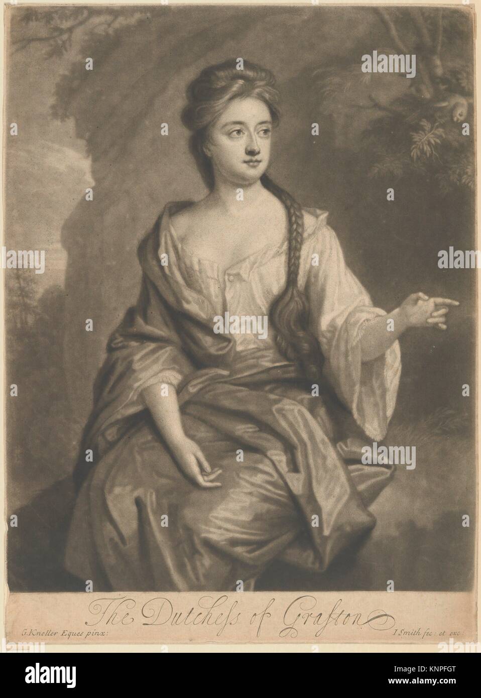 Isabella, Duchess of Grafton. Artist John Smith (British, Daventry