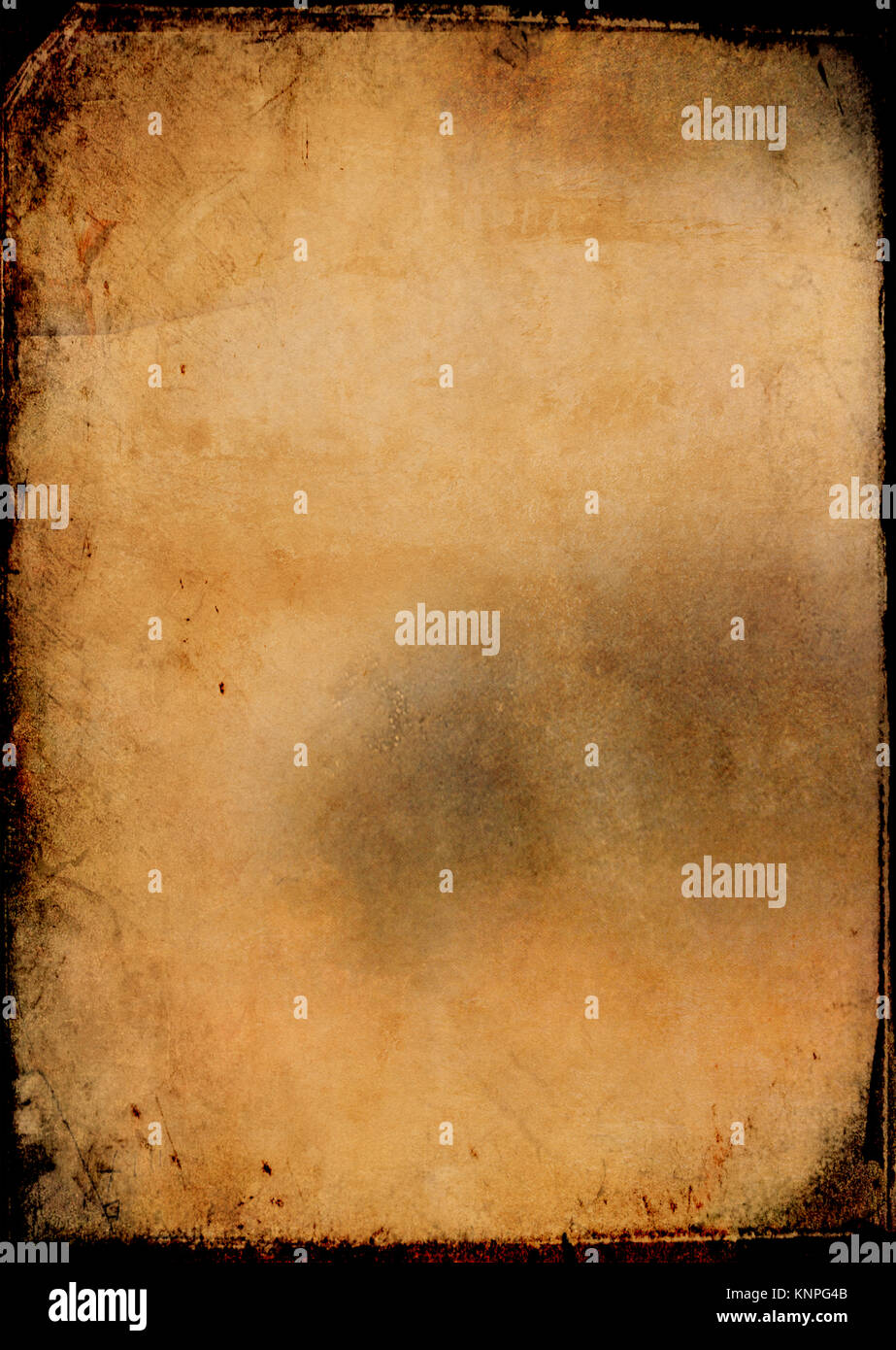 Old paper texture with abstract grunge border. Grunge paper background for the design. Stock Photo