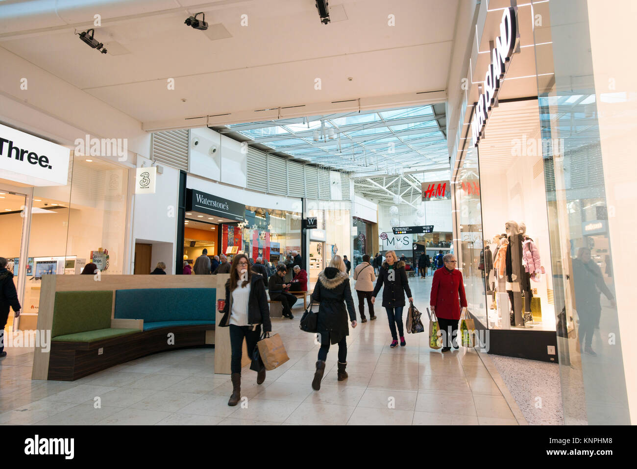 Festival Place Shopping Centre, Basingstoke, UK Stock Photo