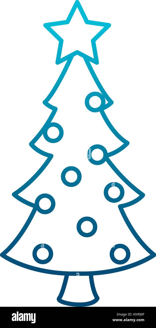 Christmas tree isolated Stock Vector Image & Art - Alamy