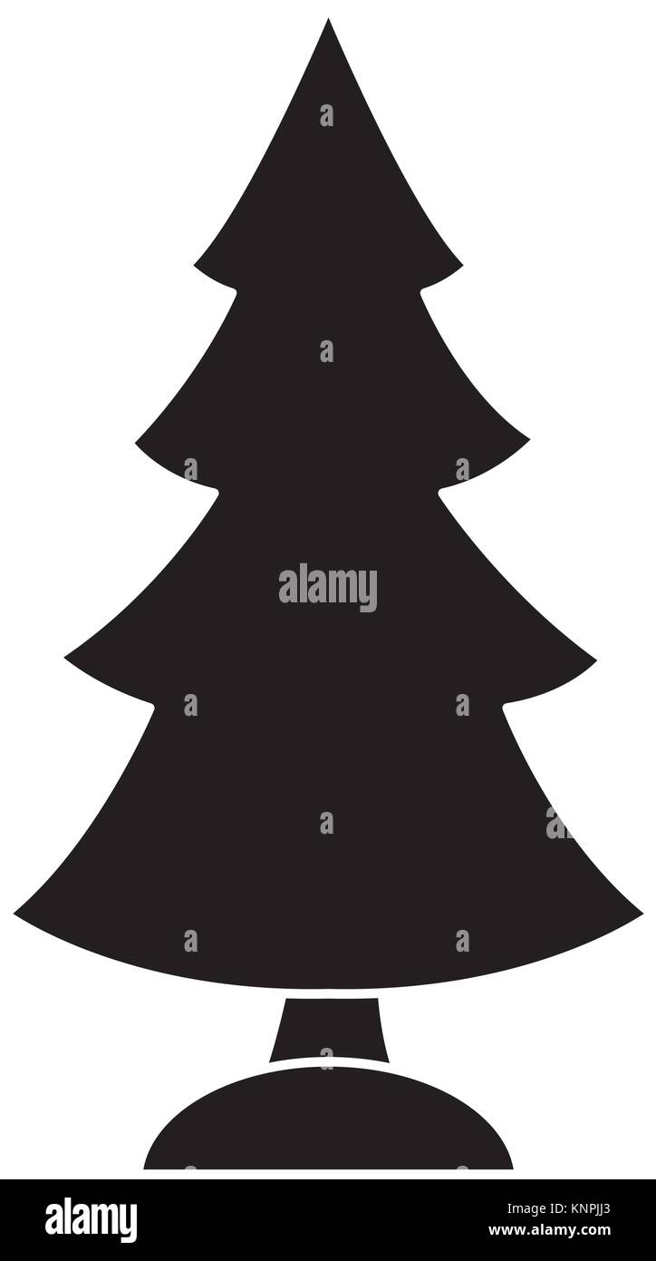 Tree pine isolated Stock Vector Image & Art - Alamy